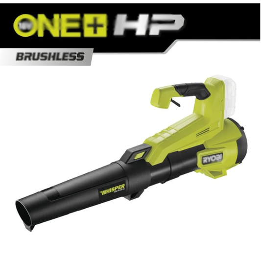 18V Cordless Brushless Quiet Leaf Blower – Tool Only