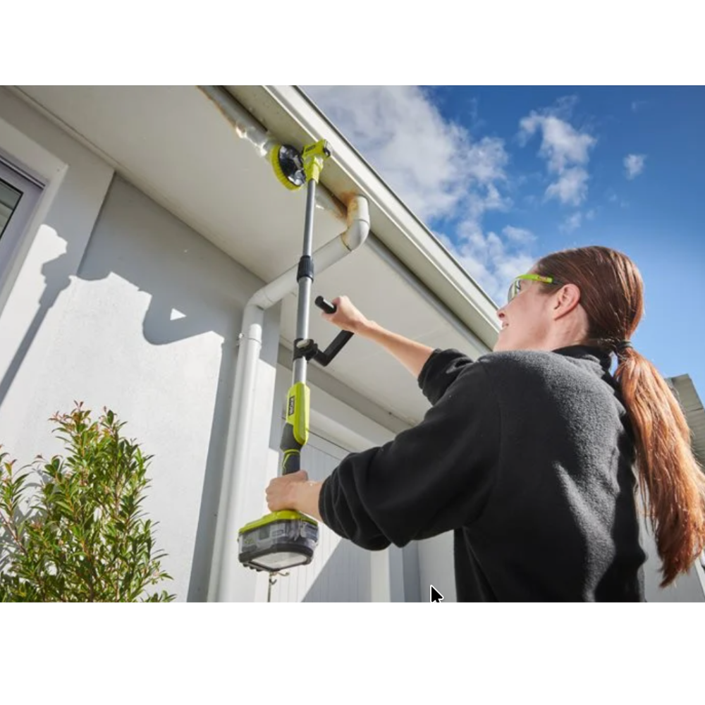 18V Cordless Telescopic Power Scrubber – Tool Only