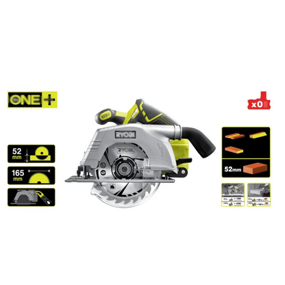 18V Cordless 165mm Circular Saw – Tool Only